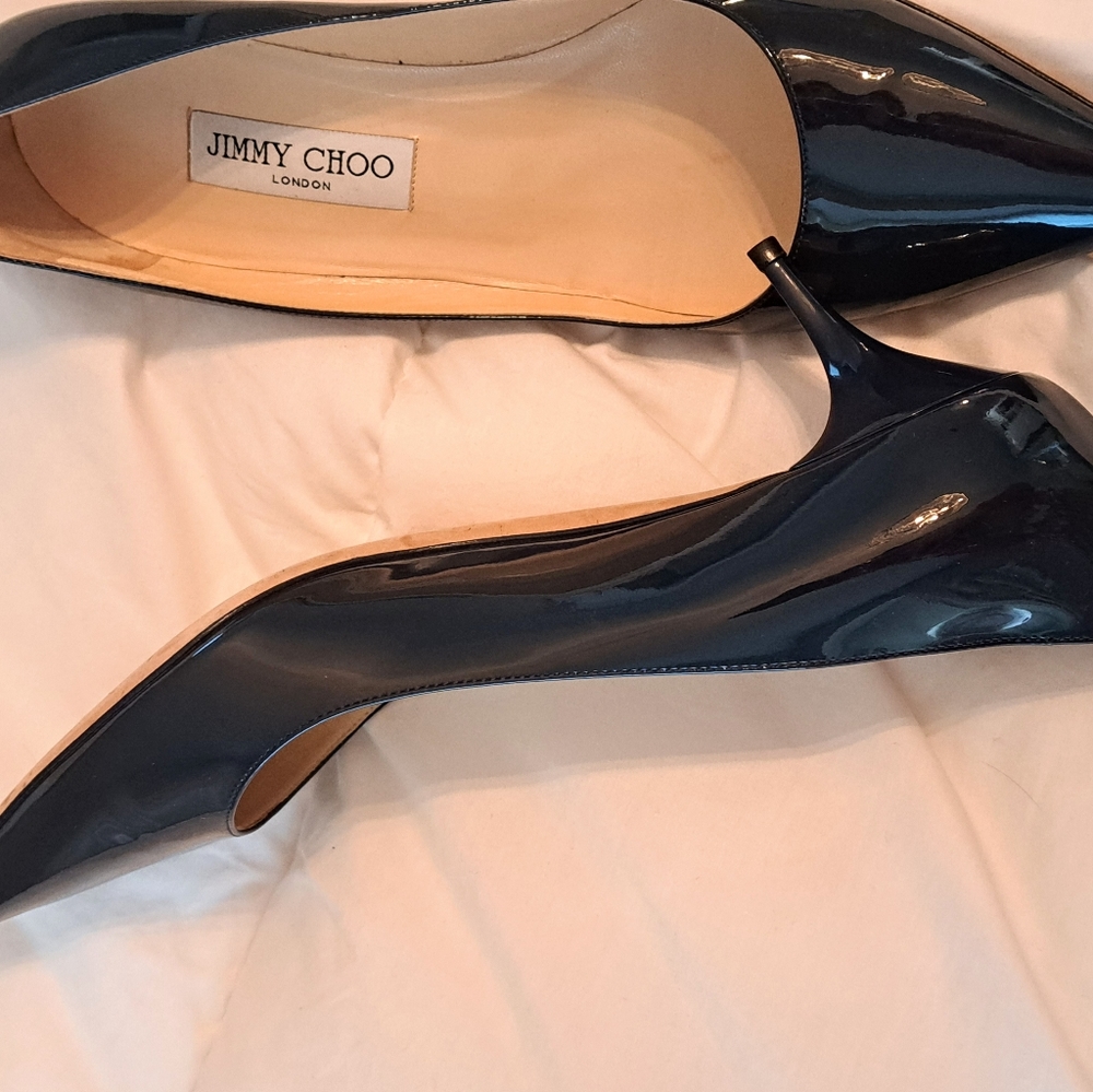 Navy Jimmy Choo Pumps